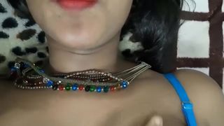 Blue Saree Bhabhi Hard Fucking with Devar with Dirty Hindi Audio