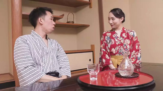 Boy Rides Ex-Wife with Ravishing Boobies in Chinese Kimono