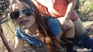 Fucking Cockthirsty Teen on Cliffside