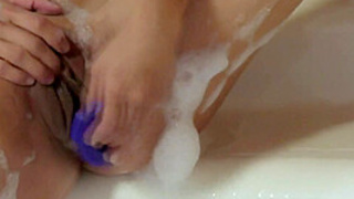 Asian Teeny Have Shower And Masturbation In Foam Bath - SoloAustria