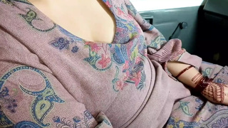 Stepmom and stepson have sex in the car - movie upload QueenbeautyQB