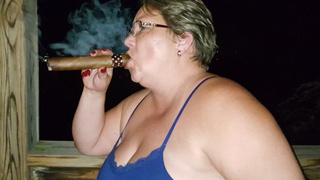 Enormous Cigar Smoking