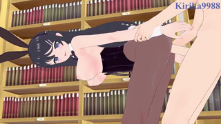 Mai Sakurajima and I have intense sex - Rascal Does Not Dream of Bunny Skank Senpai Anime