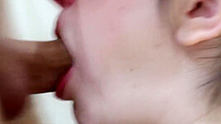 Fuck My Face Until You Spunk Down My Throat.close Up Bj