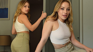 BREAKUP SEX with natural HUMONGOUS BEHIND blonde - Anna Claire Cloud