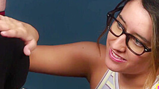 Cfnm Amateurs Sex 21yo With Glasses Licks And Jerking