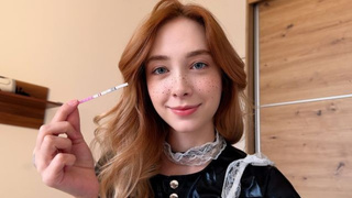 What to do if your maid is pregnant after a cream pie? Fuck her hard again! - Loly Nebel