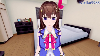 Tokino Sora and I have intense sex in the bedroom. - Hololive VTuber POINT OF VIEW Anime