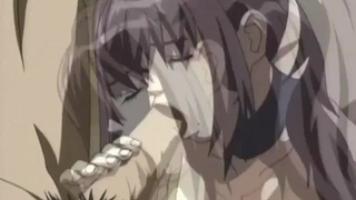 Schlong blowing hentai teenie in a cell 