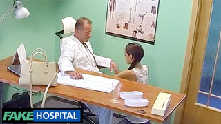 Desperate Russian Teeny Rewards Doctor with Hard Sex - Fake Hospital