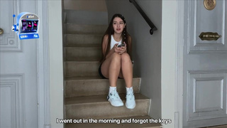 My New Neighbor Lost Her Keys But I Invited Her Over And Plowed Her Tight Vagina And Cream-pie