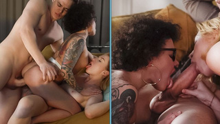 Steamy Threesome. The Best Tape I Was On!