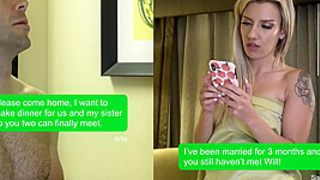 Forbidden Hookups : Lucky stud mounts his ex-wife's sister!
