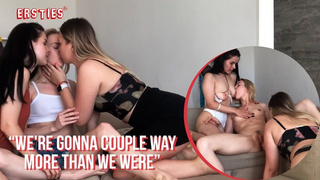 Ersties - 3 Cute Skanks Have a Fine Lezbo Threesome