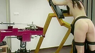 Kattie Gold - Spanking Machine - Bum Whipping