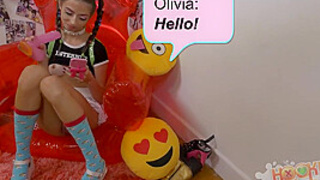Behind Packed Jizz Eater Olivia Fresh Can Hold Hook Up Giant D! - Full