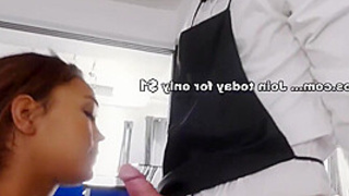 Fresh Black Pornstar Makes Her Butlers Day By Fucking Him