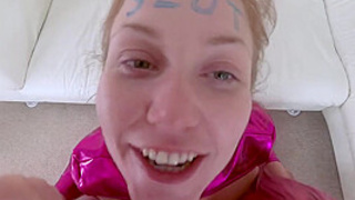 Alice doms Becky with her FIRST ANAL-she is screwed up wrecked
