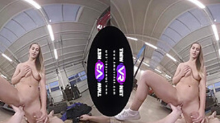 Fit Babe Likes To Fuck Near Posh Cars With Naomi Bennet And Virtual Reality