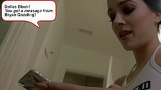 Tiny five ft 99 lb Dallas African Rod Penetrated By Horny Hook Ups