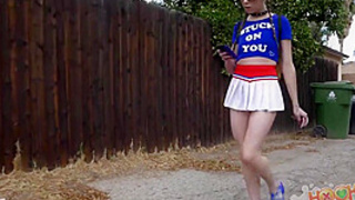 Attractive teeny babe Alexa Nova goes on internet date for hard anal
