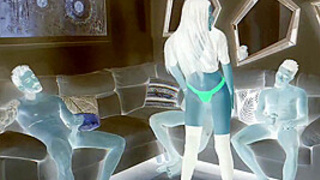 Youngster Candy Bloss intensive anal fucking first Dap /gape - prolapse