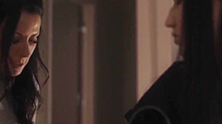 Pale Brunette Stepdaughter Takes Turn Licking Pussies With Jade Baker