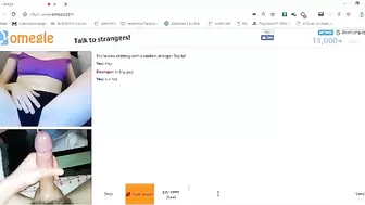Skinny Omegle Girl Rubs Hairy Pussy to Orgasm W/ Sound