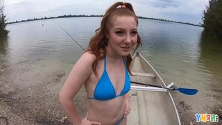 YNGR - Fishing and Fucking with Redhead Teen