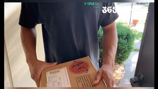 Package Delivery Driver Gets Lucky & Rides Cops Ex-Wife (Married Cheating Blonde Mature MILF wants BBC)