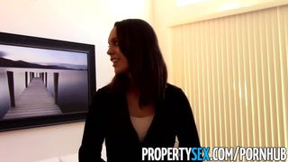 PropertySex - Motivated Real Estate Agent uses her Pussy to Land Client