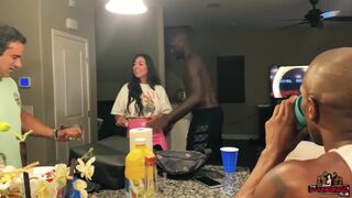 Cuck-Old Boy Brings Skank Wifey over for some BBC