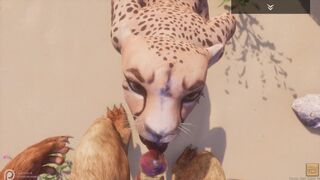 Sleazy Life / Furry SELF PERSPECTIVE with Cheetah Slut