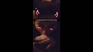Snapchat Step Sis Sloppy DeepThroat sent to her Bf,he got MAD LOL