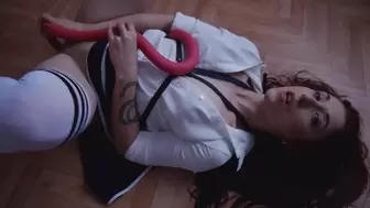 SCHOOLGIRL RP - Live Cartoon Dildo Play