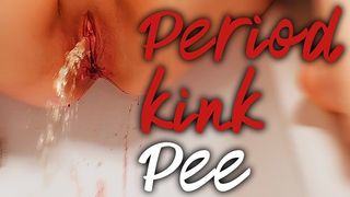 Pissing during my Period | Nasty Dove Pee