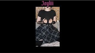 German Large Tittie Goth Schoolgirl Strips After School - Joyliii