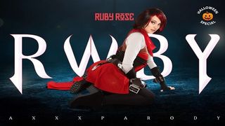 Busty Red-Head Maddy May As RWBY RUBY Gets Your Wang VR Porn