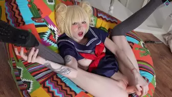 Himiko Toga feels horny and rides her tight snatch with a dildo. Karneli Bandi