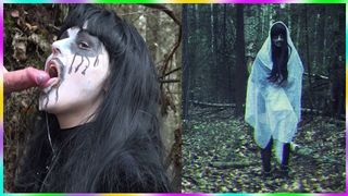 Happy Halloween. Slut witch caught up with me in the forest and blown my rod