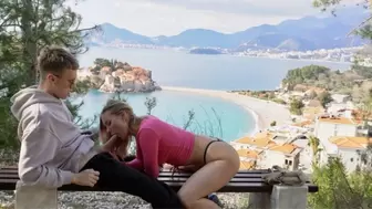 Fresh Lovers having Sex with amazing View