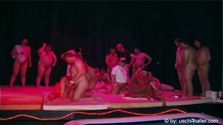 Saturday Night Fever group sex & pee party with 64 dudes & five sluts [Trailer]