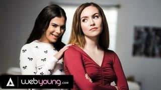 Busty Teenie Violet Starr And Her College Roommate's Board Game Session Turns Into A Romantic Fuck