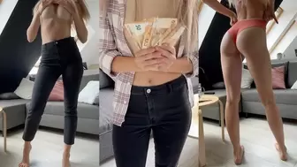 My Stepsister With A Humongous Booty Took The Money And Help Me To Sperm - Creampei In Tight Cunt