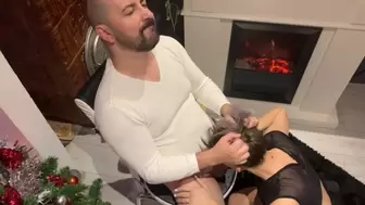 My ATTRACTIVE petite blonde First face fuck gag slopy saliva