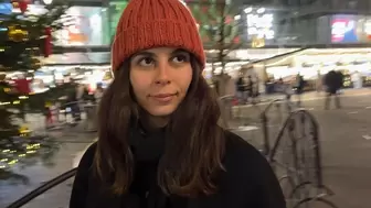 Christmas holidays in Budapest ended with sex in the shower and cum-shot sperm