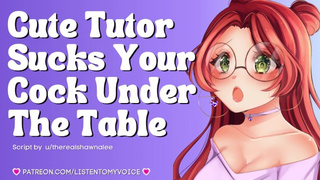 Attractive Nerdy Chick Helps You Study With Her Mouth & Throat [College] [Blowjob ASMR] [Submissive Slut]