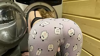 Charming Babe Stuck In The Washing Machine And Banged - Anny Walker